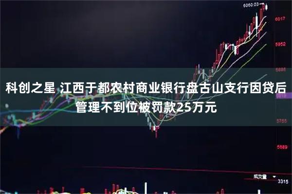科创之星 江西于都农村商业银行盘古山支行因贷后管理不到位被罚款25万元